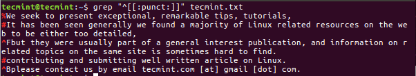 11 Advanced Linux &#8216;Grep&#8217; Commands on Character Classes and Bracket Expressions