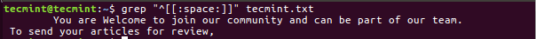 11 Advanced Linux &#8216;Grep&#8217; Commands on Character Classes and Bracket Expressions