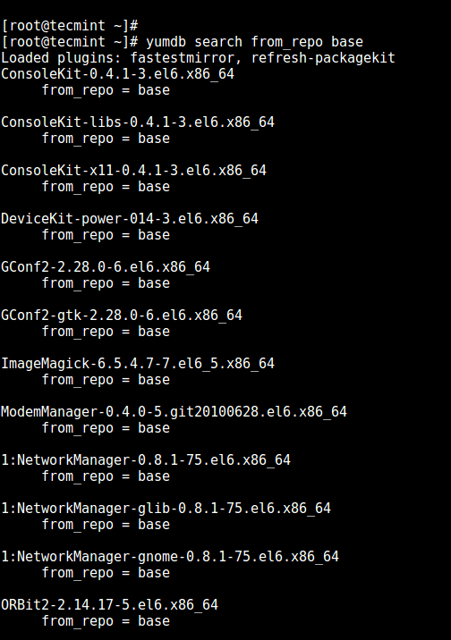 3 Ways to List All Installed Packages in RHEL, CentOS and Fedora