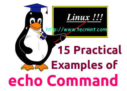 15 Practical Examples of &#8216;echo&#8217; command in Linux