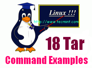 18 Tar Command Examples in Linux