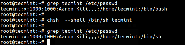 3 Ways to Change a Users Default Shell in Linux