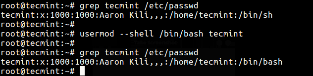 3 Ways to Change a Users Default Shell in Linux