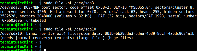 7 Ways to Determine the File System Type in Linux (Ext2, Ext3 or Ext4)