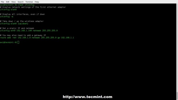 Cheat &#8211; An Ultimate Command Line &#8216;Cheat-Sheet&#8217; for Linux Beginners and Administrators