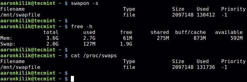 How To Create a Linux Swap File