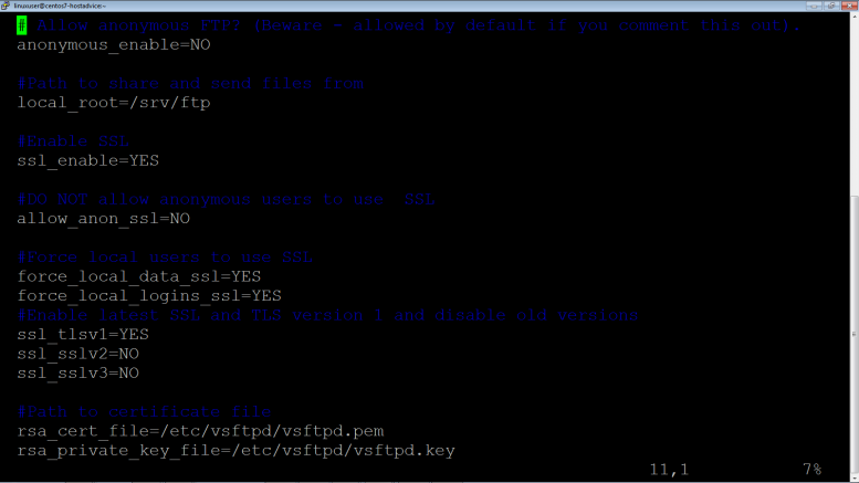 How To Set up a VSFTPD Server on a CentOS 7 VPS or Dedicated Server