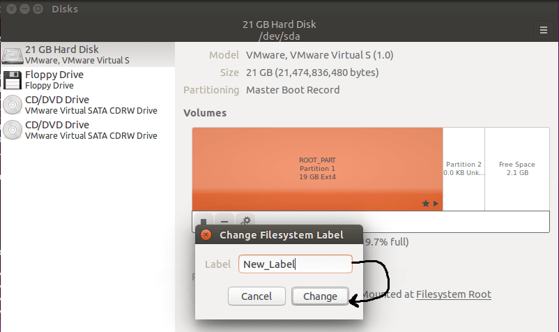 How to Change Linux Partition Label Names on EXT4 / EXT3 / EXT2 and Swap