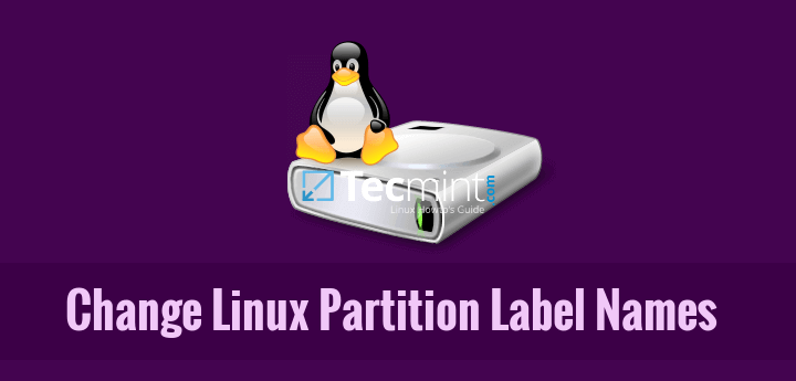 How to Change Linux Partition Label Names on EXT4 / EXT3 / EXT2 and Swap