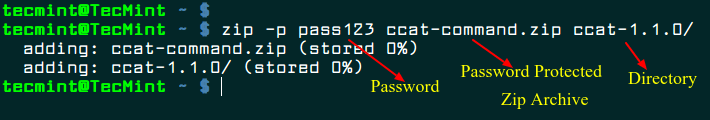 How to Create a Password Protected ZIP File in Linux