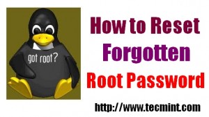 How to Reset Forgotten Root Password in RHEL/CentOS and Fedora