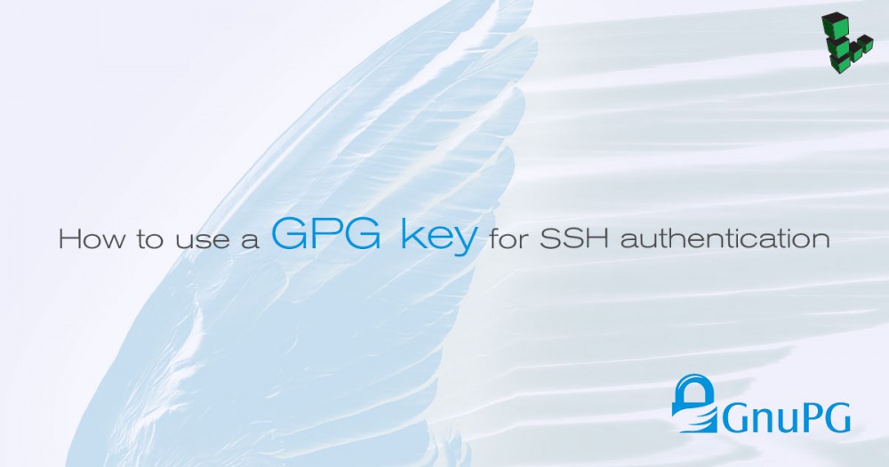 How to use a GPG key for SSH authentication