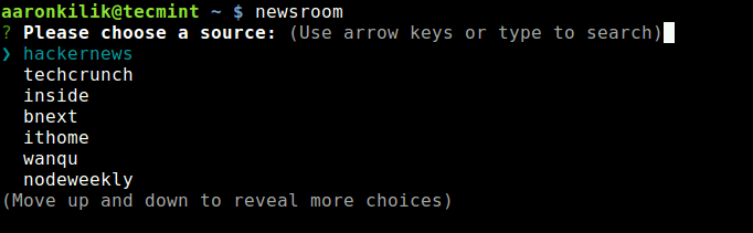 Newsroom &#8211; A Modern CLI to Get Your Favorite News in Linux