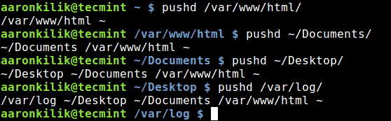 Use &#8216;pushd&#8217; and &#8216;popd&#8217; for Efficient Filesystem Navigation in Linux